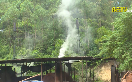 Lục Nam: Cơ sở sản xuất than tiếp tục gây ô nhiễm môi trường