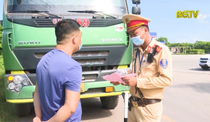 Lục Nam tăng cường kiểm soát tải trọng phương tiện