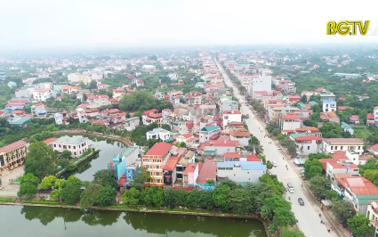 Huyện Lục Ngạn đẩy nhanh tiến độ xây dựng nông thôn mới