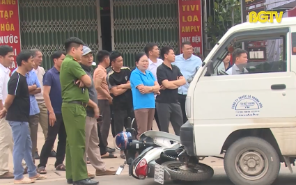 Lục Ngạn: Tai nạn giao thông giữa người điều khiển xe máy với ô tô