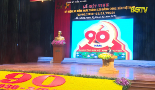 Mít tinh trọng thể kỷ niệm 90 năm ngày thành lập Đảng cộng sản Việt Nam