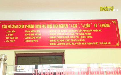 Mô hình điểm chính quyền thân thiện phường Trần Phú, TP. Bắc Giang