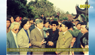 Một số hình ảnh nguyên Tổng Bí thư Lê Khả Phiêu thăm Bắc Giang