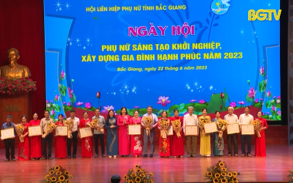 Ngày hội phụ nữ sáng tạo khởi nghiệp xây dựng gia đình hạnh phúc