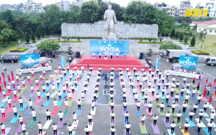 Ngày Quốc tế Yoga lần thứ 9 năm 2023 tỉnh Bắc Giang