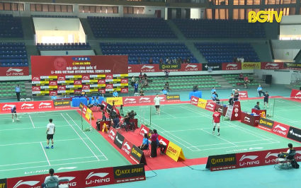 Ngày thi đấu đầu tiên Giải Cầu lông quốc tế Li-Ning VietNam International Series 2024