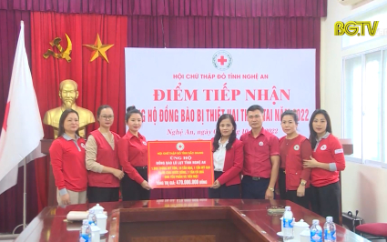 Người dân Bắc Giang hướng về đồng bào miền Trung