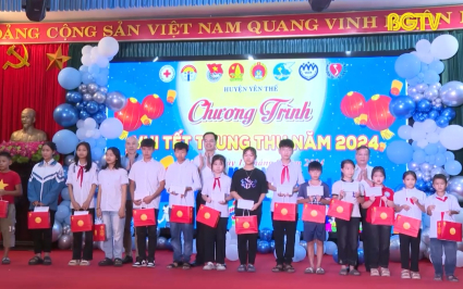 Nhiều hoạt động chăm lo thiếu nhi dịp Tết Trung thu