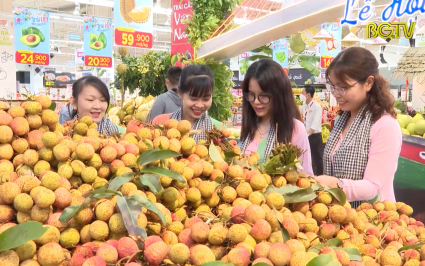 Nông sản Bắc Giang thu hút người tiêu dùng tại miền Tây