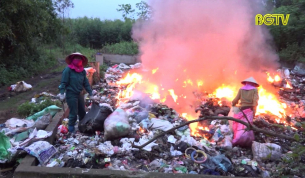 Ô nhiễm môi trường do đốt rác sai quy định