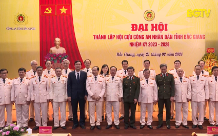 Đại hội thành lập Hội Cựu Công an nhân dân tỉnh Bắc Giang