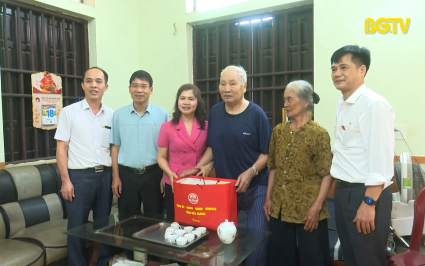 Phó Chủ tịch Thường trực HĐND tỉnh thăm, tặng quà người có công tại Tân Yên