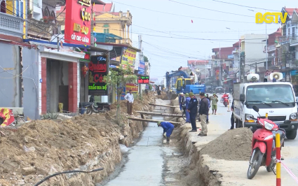 Phấn đấu hoàn thành cải tạo đường tỉnh 295 trong tháng 6