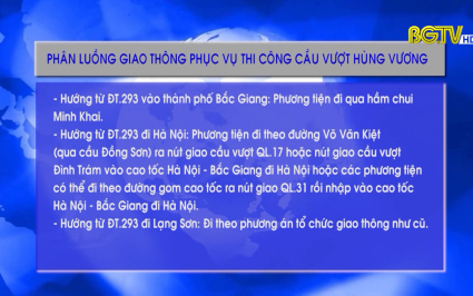 Hướng dẫn phân luồng giao thông phục vụ thi công cầu vượt Hùng Vương