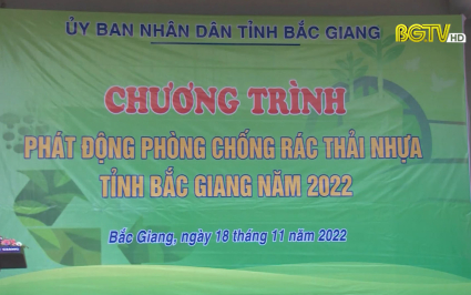 Phát động phong trào phòng chống rác thải nhựa