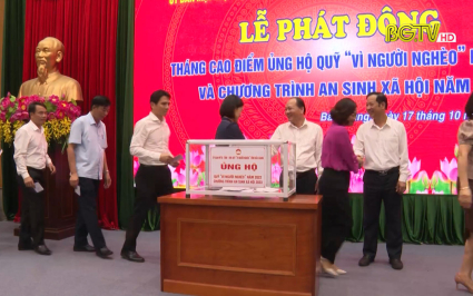 Phát động tháng cao điểm ủng hộ Quỹ "Vì người nghèo" năm 2022