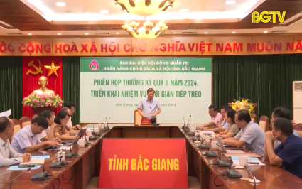 Phiên họp thường kỳ quý 2 của Ban đại diện ngân hàng Chính sách xã hội tỉnh