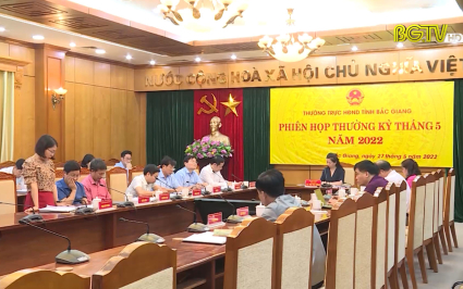 Phiên họp thường kỳ tháng 5 của Thường trực HĐND tỉnh
