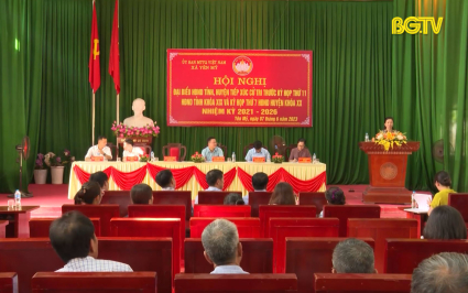 Phó Bí thư Thường trực Tỉnh uỷ tiếp xúc cử tri tại huyện Lạng Giang