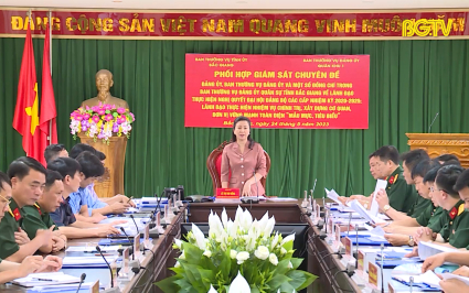 Phối hợp giám sát chuyên đề thực hiện Nghị quyết Đại hội Đảng bộ các cấp