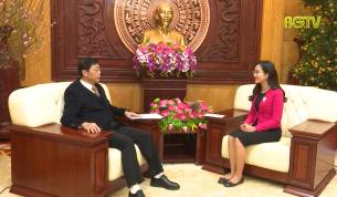 Bí thư Tỉnh ủy Bùi Văn Hải trả lời phỏng vấn trước thềm xuân mới 
