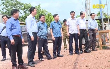 Bộ trưởng Bộ NN&PTNT khảo sát chương trình MTQG tại Bắc Giang