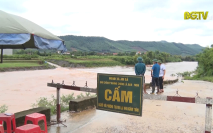 Sơn Động chủ động ứng phó hoàn lưu cơn bão số 2