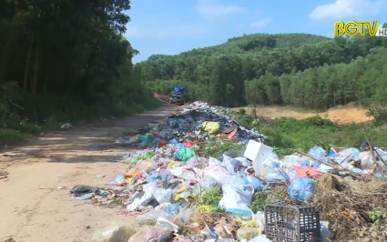 Sơn Động: Nhiều địa phương khó khăn trong xử lý rác thải 