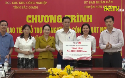 Sơn Động: Tiếp nhận 320 triệu đồng hỗ trợ hộ nghèo người có công