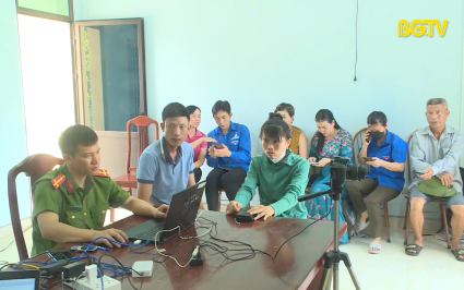 Huyện Sơn Động và Yên Thế hoàn thành chỉ tiêu cấp CCCD