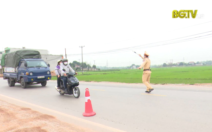 Tân Yên: Tăng cường xử lý vi phạm trật tự an toàn giao thông