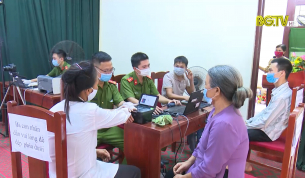 Tân Yên triển khai cấp căn cước công dân đảm bảo phòng, chống dịch