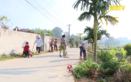 Tân Yên xử lý triệt để rác thải ngoài môi trường 