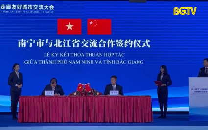 Tăng cường hợp tác giữa Bắc Giang với Nam Ninh (Trung Quốc) 