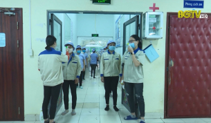 Tân Yên tăng cường phòng, chống dịch Covid- 19, đảm bảo an toàn cho người lao động