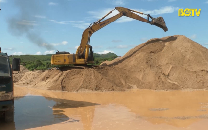 Tăng cường thanh tra, kiểm tra, giám sát hoạt động khai thác cát, sỏi