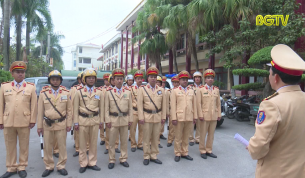 Tăng cường tuần tra kiểm soát thực hiện cao điểm đảm bảo trật tự ATGT