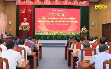 Tập trung chuẩn bị mọi điều kiện tổ chức Đại hội Đảng bộ các cấp