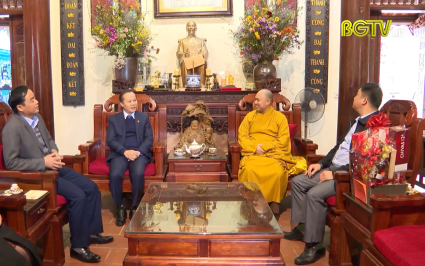 Thăm, chúc Tết chức sắc Giáo hội Phật giáo Việt Nam