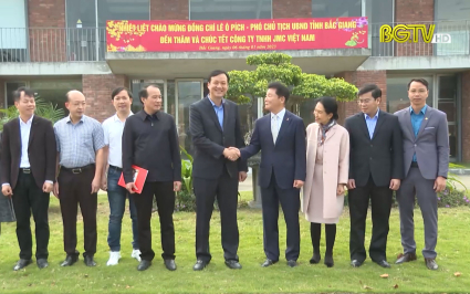 Bắc Giang: Thăm, chúc Tết doanh nghiệp FDI 