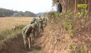 Thắm tình quân dân trong xây dựng nông thôn mới