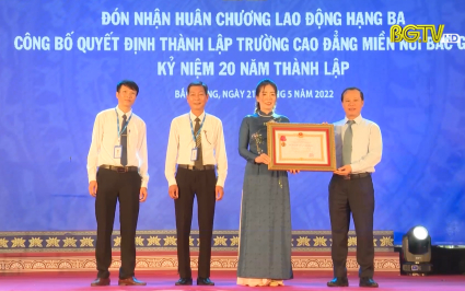 Thành lập trường Cao đẳng Miền núi Bắc Giang