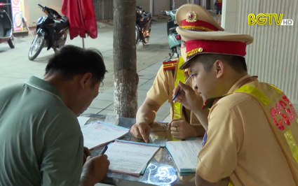Thành phố Bắc Giang xử lý nghiêm vi phạm nồng độ cồn