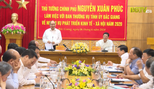Thủ tướng Chính phủ thăm và làm việc tại tỉnh Bắc Giang
