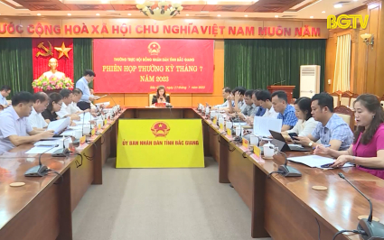 Thường trực HĐND tỉnh họp phiên thường kỳ tháng 7/2023
