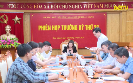 Thường trực HĐND tỉnh họp phiên thường kỳ tháng 8