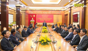 Thường trực Tỉnh ủy gặp mặt Lãnh đạo, Quản lý nghỉ công tác năm 2020