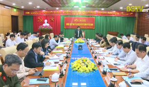 Thường trực Tỉnh ủy làm việc với Ban thường vụ Thành ủy Bắc Giang