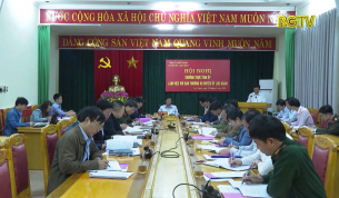 Thường trực Tỉnh ủy làm việc với BTV Huyện ủy Lục Ngạn