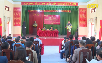 Tiếp xúc cử tri chuyên đề tại huyện Sơn Động, Lục Ngạn